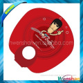 O shape pp advertising hand fan without handle